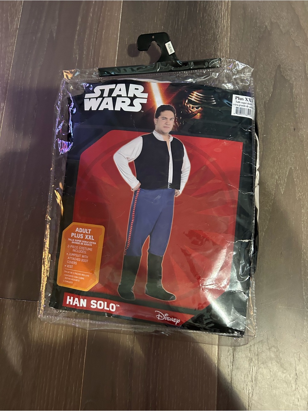 Amscan Star Wars Hans solo plus size costume. NWT xxl(39)
